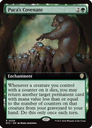 Image of Puca's Covenant (Extended Art) [Lorwyn Eclipsed Commander]