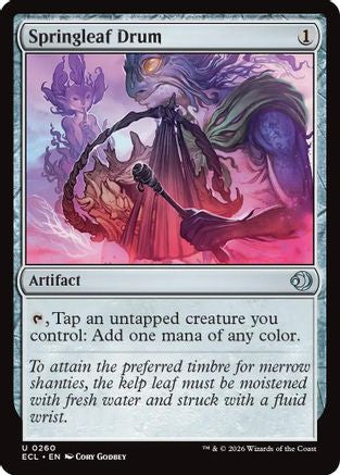 Image of Springleaf Drum [Lorwyn Eclipsed]