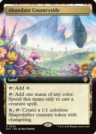 Image of Abundant Countryside (Extended Art) [Lorwyn Eclipsed Commander]