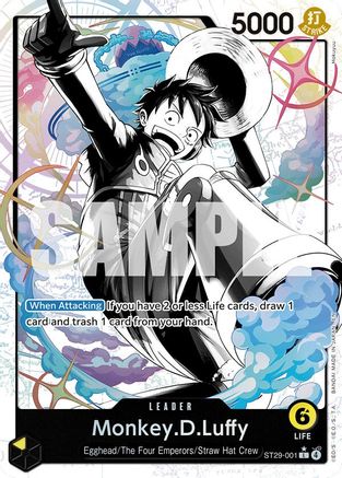 Image of Monkey.D.Luffy (001) (Parallel) (ST29-001) - Starter Deck 29: Egghead Foil