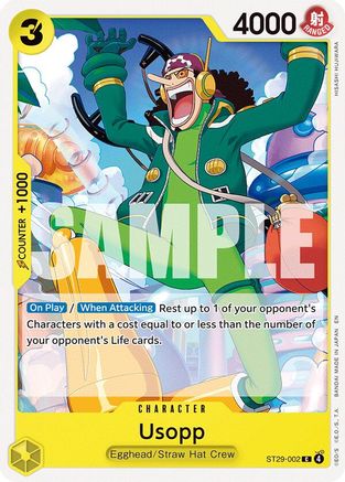 Image of Usopp (ST29-002) - Starter Deck 29: Egghead