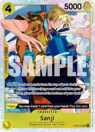 Image of Sanji (ST29-004) - Starter Deck 29: Egghead Foil
