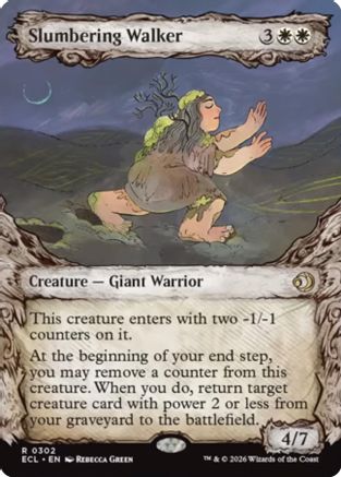 Image of Slumbering Walker (Showcase) [Lorwyn Eclipsed]