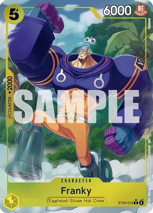 Image of Franky (Full Art) (ST29-010) - Starter Deck 29: Egghead Foil
