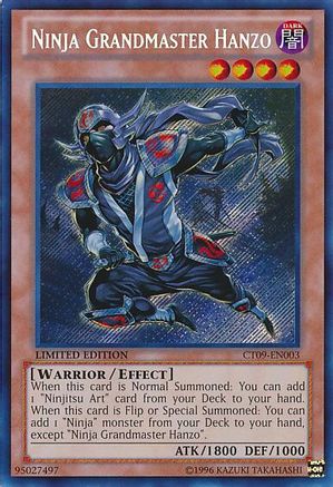 Image of Ninja Grandmaster Hanzo [CT09-EN003] Secret Rare