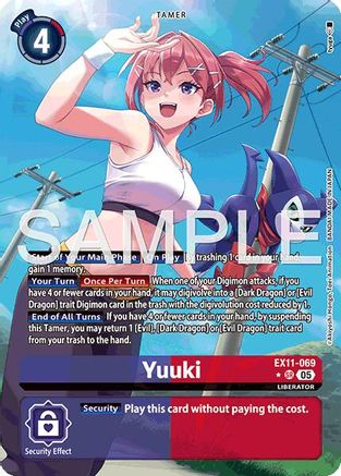 Image of Yuuki [EX11-069] (Alternate Art) [Dawn of Liberator]