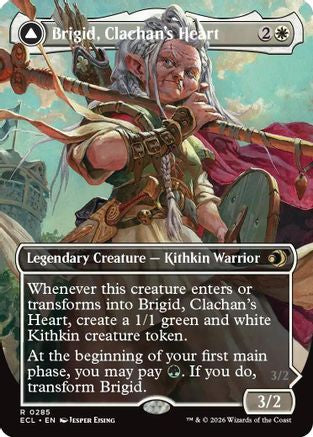 Image of Brigid, Clachan's Heart (Borderless) [Lorwyn Eclipsed]