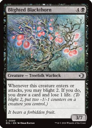 Image of Blighted Blackthorn [Lorwyn Eclipsed]