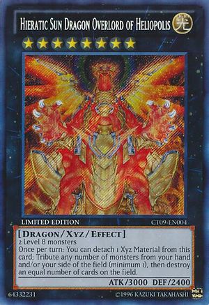 Image of Hieratic Sun Dragon Overlord of Heliopolis [CT09-EN004] Secret Rare