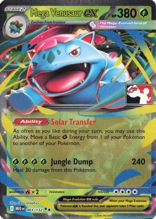 Image of Mega Venusaur ex (003/132) [Prize Pack Series Eight]