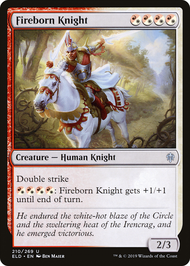 Image of Fireborn Knight [Throne of Eldraine]