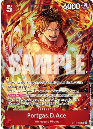 Image of Portgas.D.Ace (Illustration Box Vol.5) [One Piece Promotion Cards]