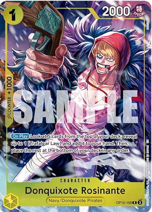 Image of Donquixote Rosinante (Illustration Box Vol.6) [One Piece Promotion Cards]
