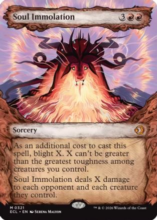 Image of Soul Immolation (Showcase) [Lorwyn Eclipsed]