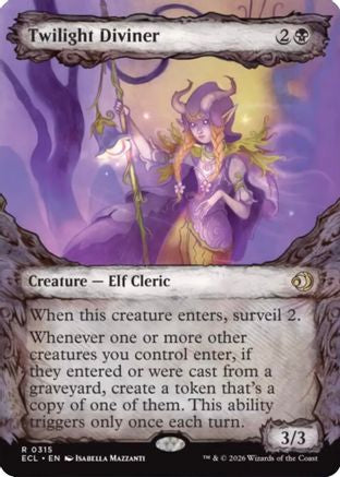 Image of Twilight Diviner (Showcase) [Lorwyn Eclipsed]