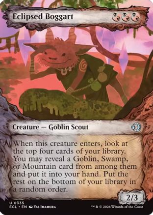 Image of Eclipsed Boggart (Showcase) [Lorwyn Eclipsed]