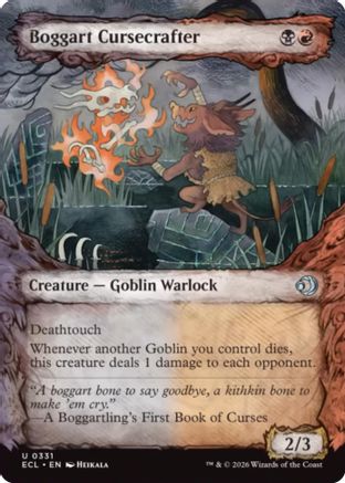 Image of Boggart Cursecrafter (Showcase) [Lorwyn Eclipsed]