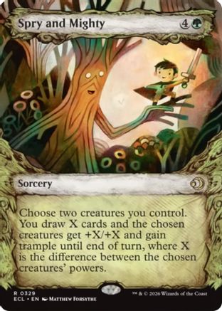 Image of Spry and Mighty (Showcase) [Lorwyn Eclipsed]