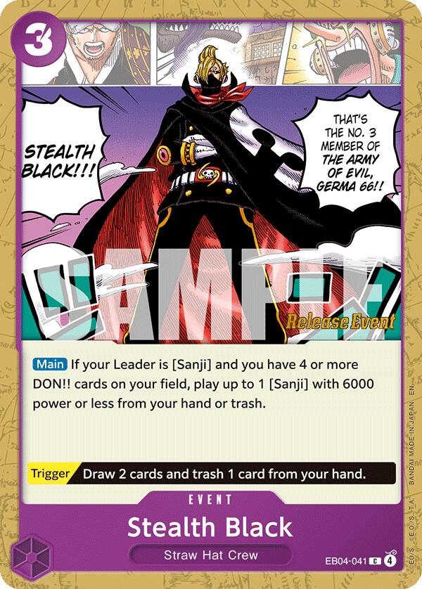 Image of Stealth Black [The Azure Sea's Seven Release Event Cards]