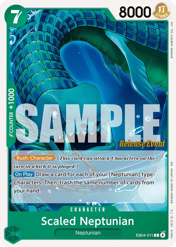 Image of Scaled Neptunian [The Azure Sea's Seven Release Event Cards]
