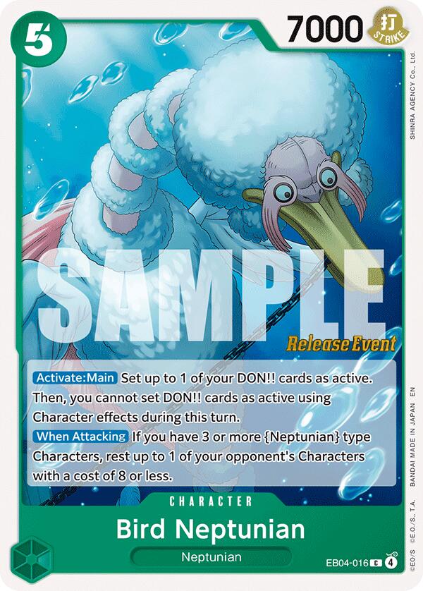 Image of Bird Neptunian [The Azure Sea's Seven Release Event Cards]