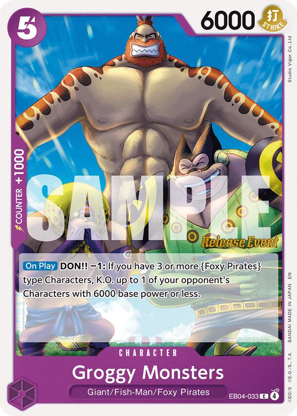Image of Groggy Monsters [The Azure Sea's Seven Release Event Cards]