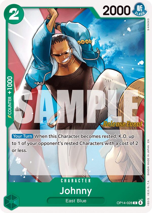Image of Johnny [The Azure Sea's Seven Release Event Cards]