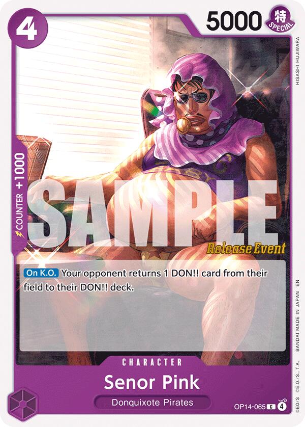 Image of Senor Pink [The Azure Sea's Seven Release Event Cards]