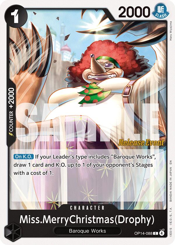 Image of Miss.MerryChristmas(Drophy) [The Azure Sea's Seven Release Event Cards]