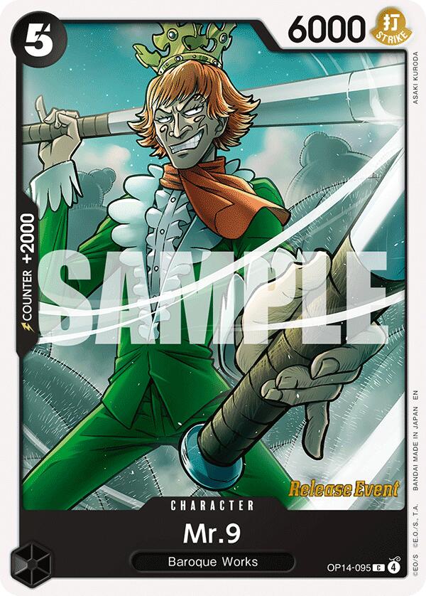 Image of Mr.9 [The Azure Sea's Seven Release Event Cards]