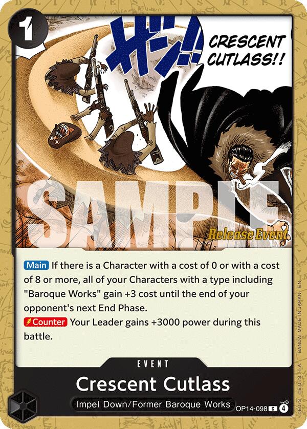 Image of Crescent Cutlass [The Azure Sea's Seven Release Event Cards]