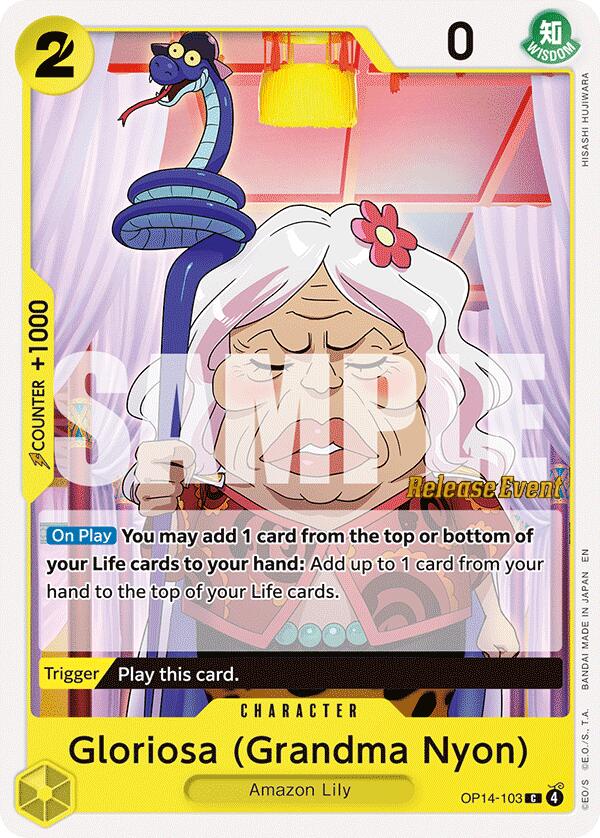 Image of Gloriosa (Grandma Nyon) [The Azure Sea's Seven Release Event Cards]