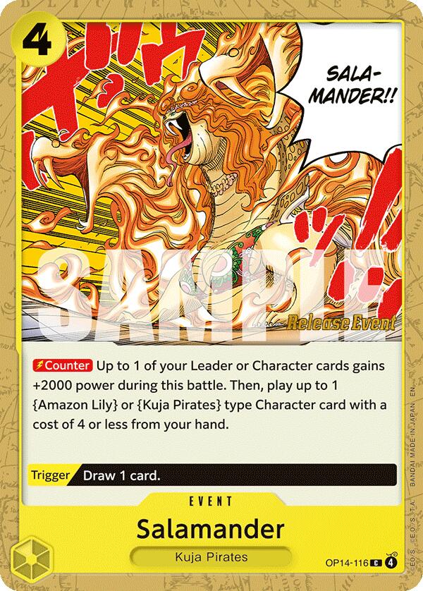 Image of Salamander [The Azure Sea's Seven Release Event Cards]