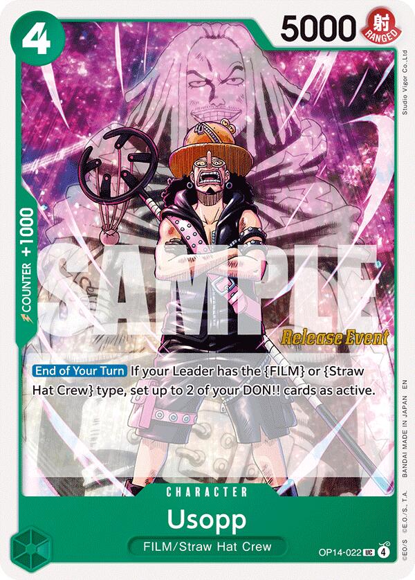 Image of Usopp [The Azure Sea's Seven Release Event Cards]