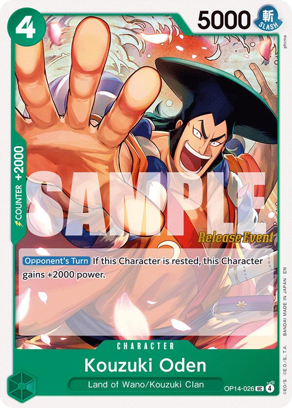 Image of Kouzuki Oden [The Azure Sea's Seven Release Event Cards]