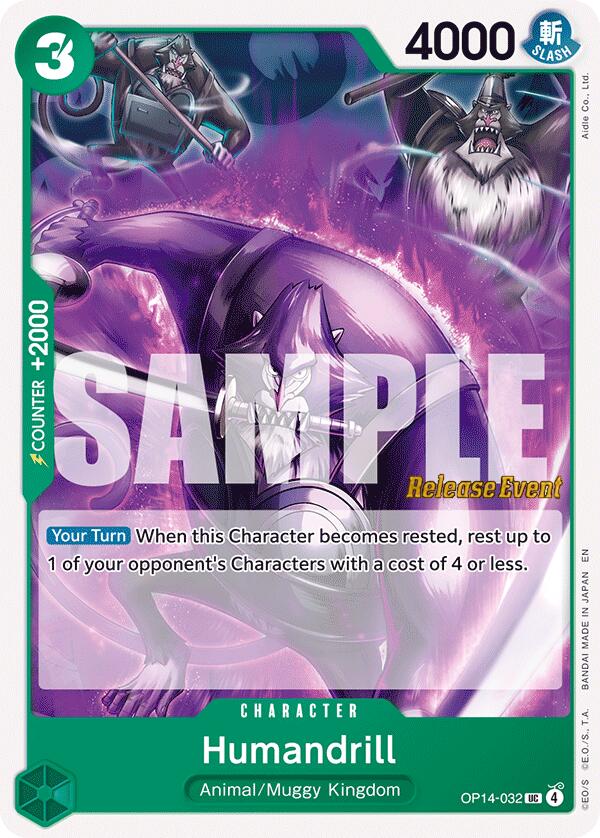 Image of Humandrill [The Azure Sea's Seven Release Event Cards]