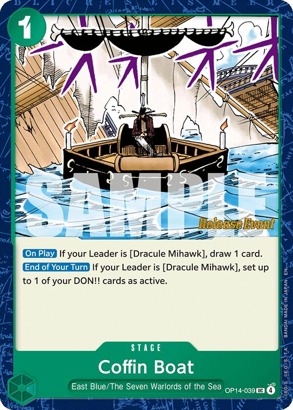 Image of Coffin Boat [The Azure Sea's Seven Release Event Cards]