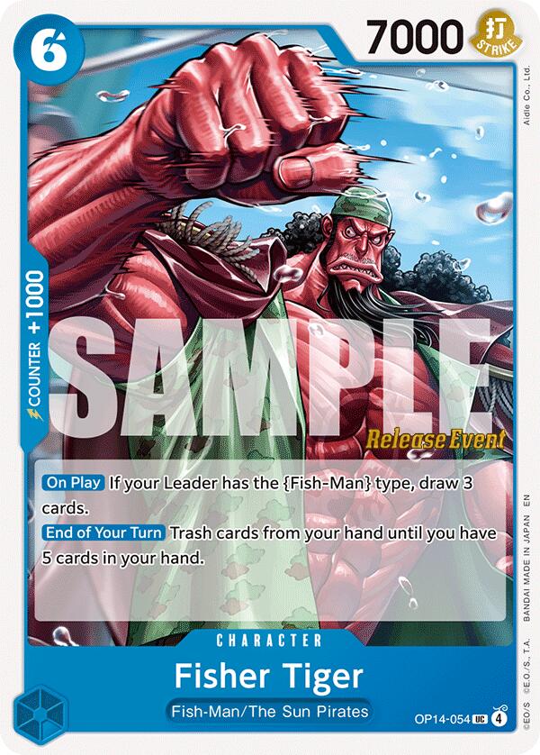 Image of Fisher Tiger [The Azure Sea's Seven Release Event Cards]