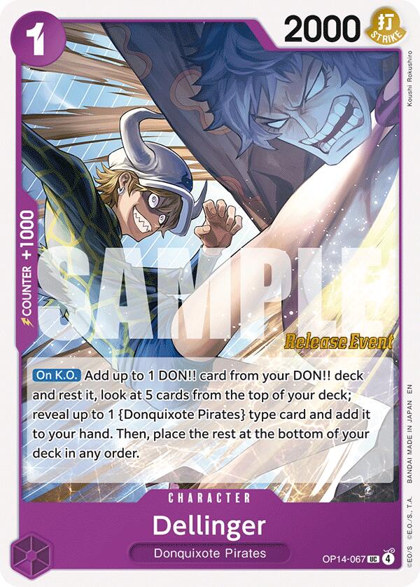 Image of Dellinger [The Azure Sea's Seven Release Event Cards]