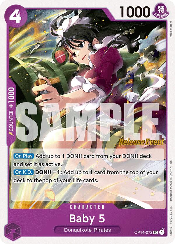 Image of Baby 5 [The Azure Sea's Seven Release Event Cards]