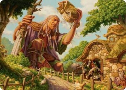 Image of Curious Colossus Art Card [Lorwyn Eclipsed Art Series]