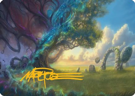 Image of Morningtide's Light Art Card (Gold-Stamped Signature) [Lorwyn Eclipsed Art Series]