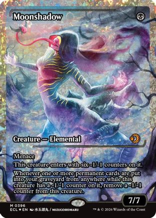 Image of Moonshadow (0396) (Showcase) (Fracture Foil) [Lorwyn Eclipsed]