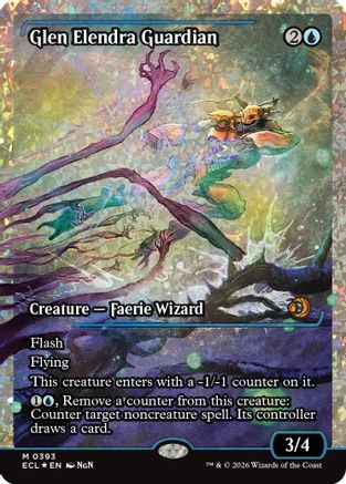 Image of Glen Elendra Guardian (0393) (Showcase) (Fracture Foil) [Lorwyn Eclipsed]