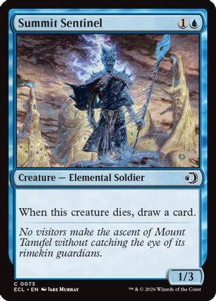 Image of Summit Sentinel [Lorwyn Eclipsed]