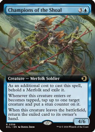 Image of Champions of the Shoal (Extended Art) [Lorwyn Eclipsed]