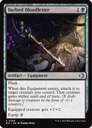 Image of Barbed Bloodletter [Lorwyn Eclipsed]