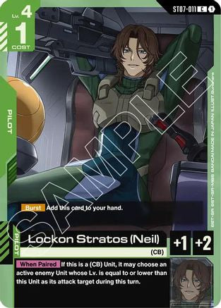 Image of Lockon Stratos (Neil) (ST07-011) - Starter Deck 07 Celestial Drive