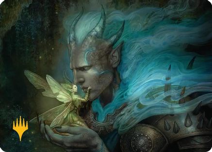 Image of Run Away Together Art Card (Gold-Stamped Planeswalker Symbol) [Lorwyn Eclipsed Art Series]