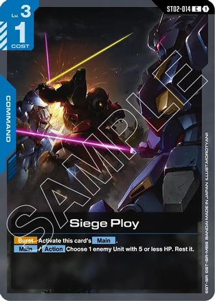 Image of Siege Ploy (ST02-014) - Starter Deck 08 Flash of Radiance